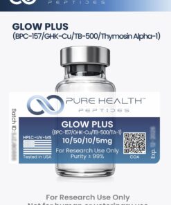 GLOW Plus (BPC-157/GHK-Cu/TB-500/Thymosin Alpha-1 Blend) - Pure Health Peptides